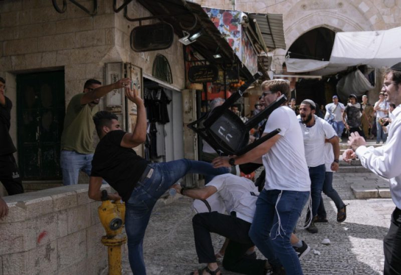 مواجهات بين الفلسطينيين ومستوطنين