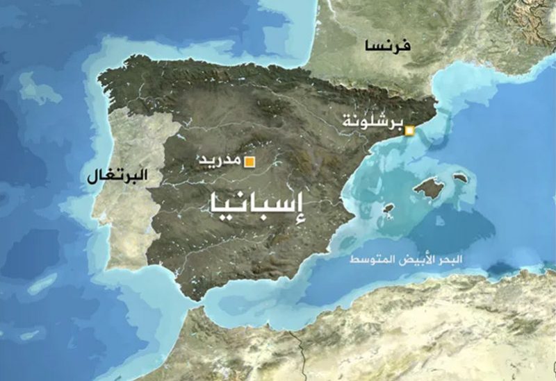 خريطة إسبانيا
