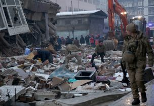 آثار الدمار جراء الزلزال في تركيا