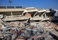 آثار الزلزال المدمر في تركيا- رويترز