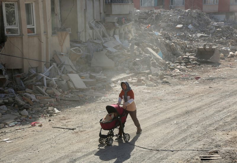 مناطق مدمرة في تركيا جراء الزلزال