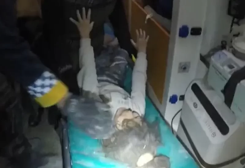 الطفلة سندس بعد إنقاذها