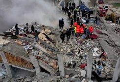 آثار الزلزال المدمر في سوريا