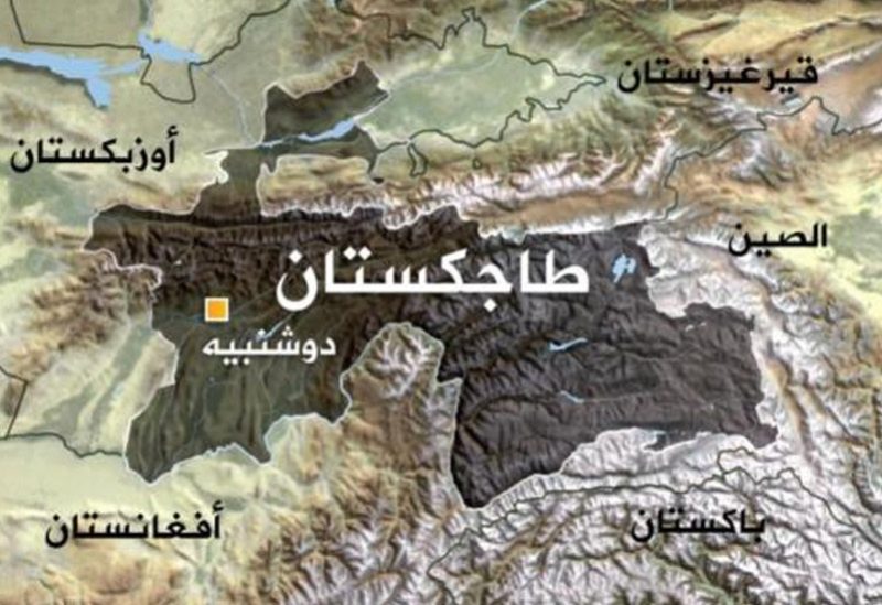 خريطة طاجيكستان