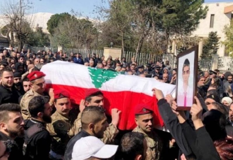 تشييع احد شهداء الجيش