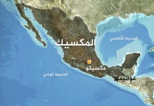 خريطة المكسيك