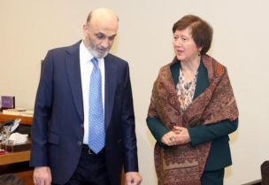 جعجع والسفيرة يوانا فيرونتسكا