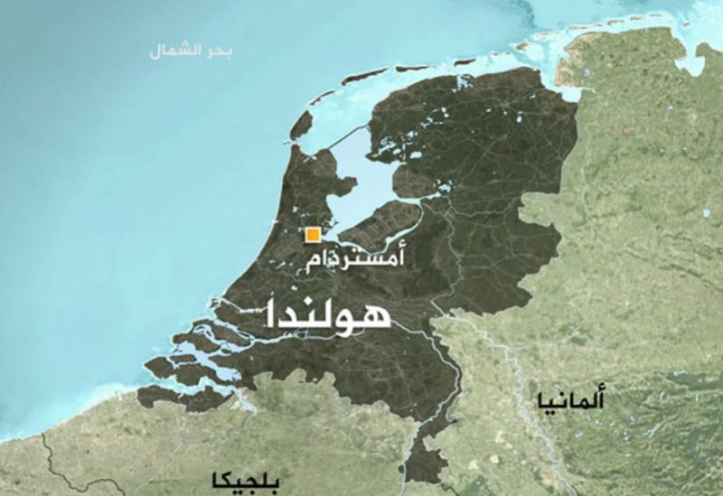 خريطة هولندا
