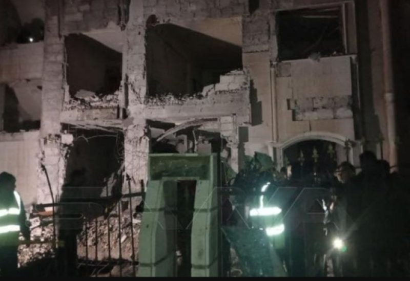 القصف الإسرائيلي الذي استهدف دمشق