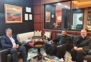 نعمة افرام مستقبلًَا المطران أبي نجم