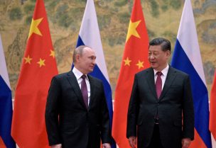 الرئيس الصيني شي جين والروسي فلاديمير بوتين