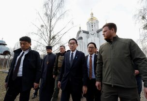 رئيس وزراء اليابان يصل أوكرانيا