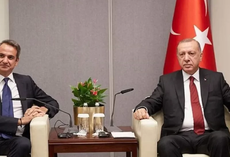 أردوغان ورئيس الوزراء اليوناني، كيرياكوس
