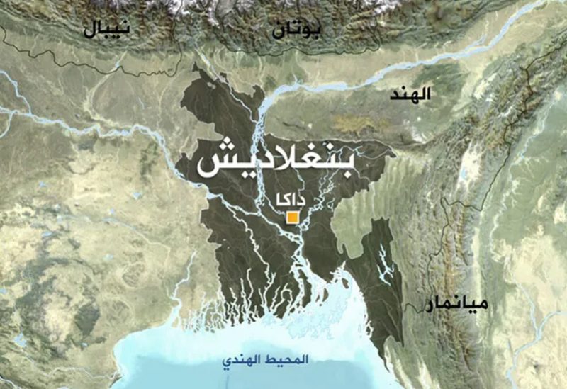 خريطة بنغلادش