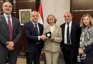 وفد من مجلس الشيوخ الإيطالي التقى بو صعب