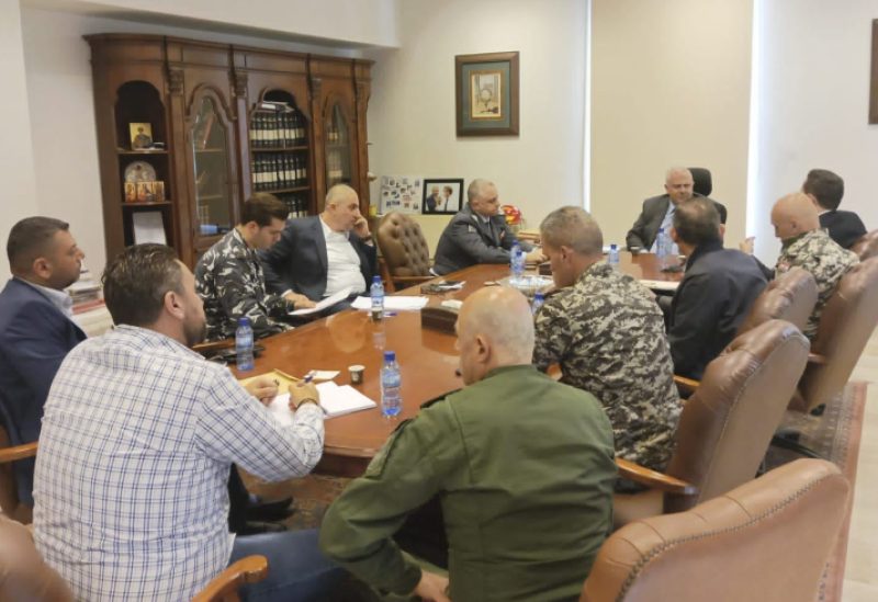 اجتماع أمني برئاسة محافظ بيروت القاضي مروان عبود