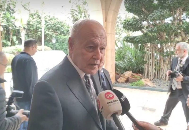 الأمين العام لجامعة الدول العربية أحمد أبو الغيط