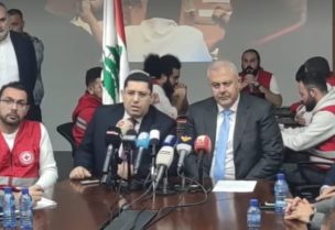 مؤتمر صحافي لمحافظ بيروت القاضي مروان عبود وجبل لبنان القاضي محمد مكاوي