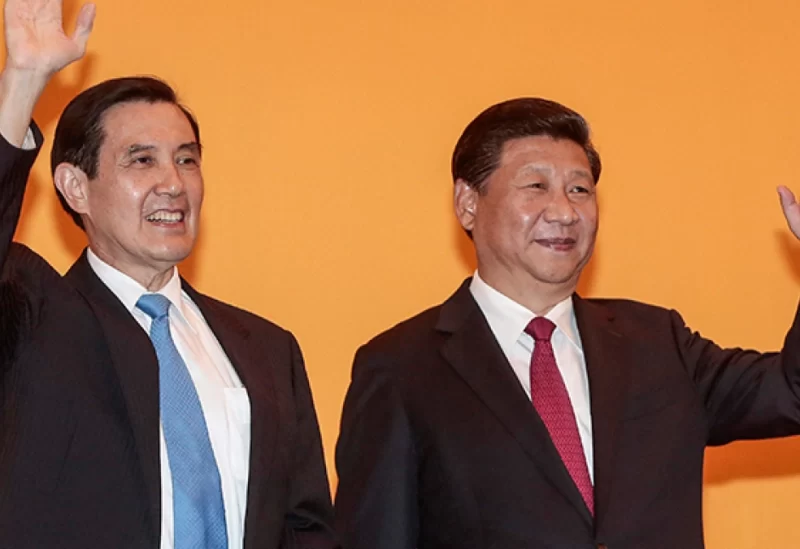 رئيس تايوان السابق ما ينج والرئيس الصيني
