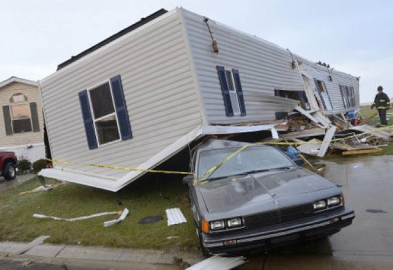 آثار العواصف في أمريكا- أرشيفية