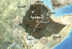خريطة إثيوبيا