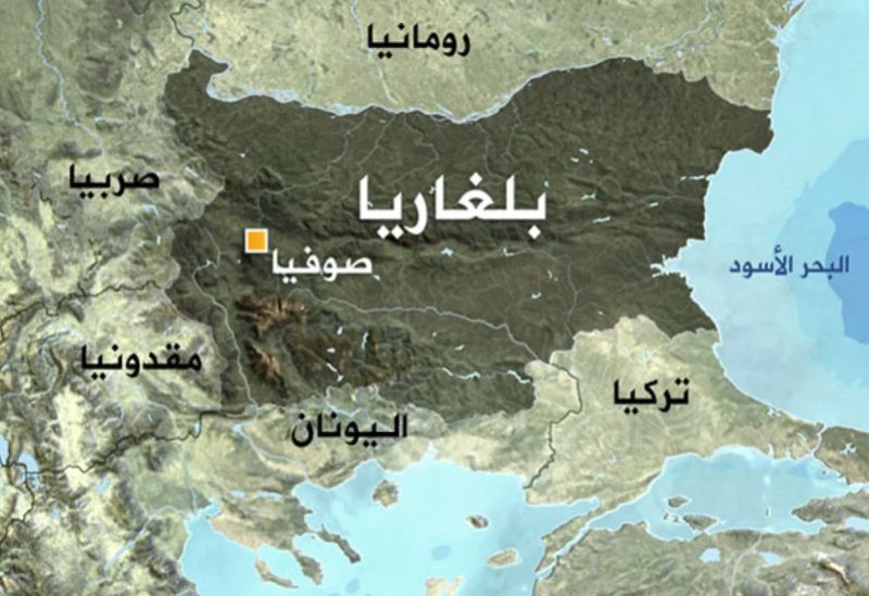 خريطة بلغاريا