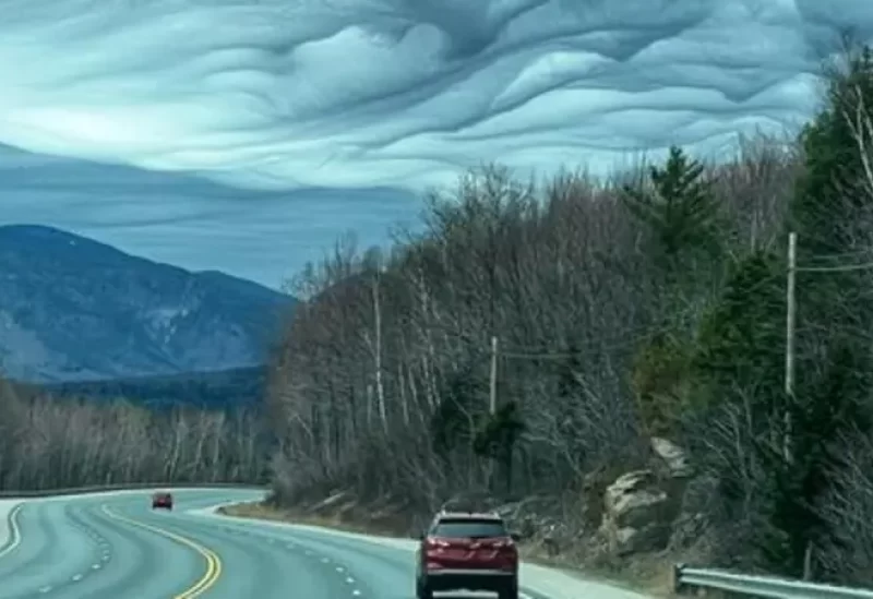 صورة للأمواج المتوحشة (موقع WMUR TV)