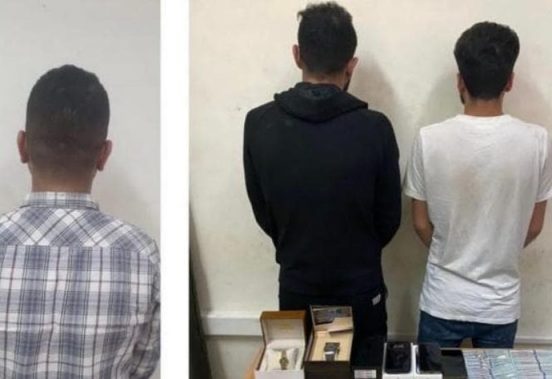 توقيف المتورطين في عملية السرقة