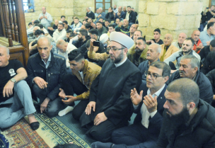 خلال خطبة وصلاة عيد الفطر في برجا
