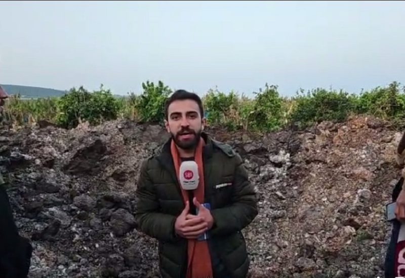 مراسل صوت بيروت انترناشونال من الموقع الاول للضربة الاسرائيلية في القليلة