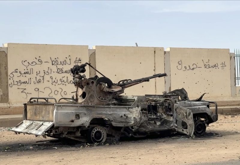 آثار الاشتباكات في السودان