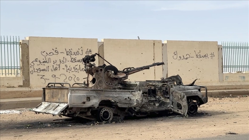 آثار الاشتباكات في السودان