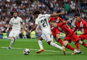من مباراة ريال مدريد ورايو فايكانو