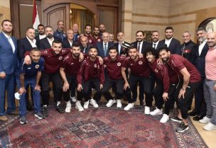 رئيس مجلس النواب نبيه بري خلال استقباله وفداً من نادي النجمة