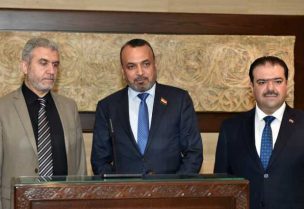 وزير العمل العراقي في عين التينة