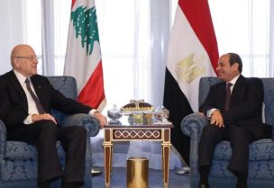 ميقاتي التقى الرئيس المصري في جدة