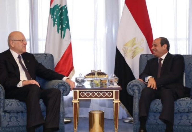 ميقاتي التقى الرئيس المصري في جدة