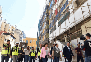 جولة لوزير التربية على ورش ترميم عدد من المدارس الرسمية