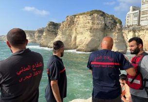 إنقاذ مواطن من الغرق في الروشة