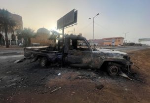 آثار الاشتباكات في السودان