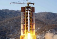 محطة لإطلاق قمر صناعي في كوريا الشمالية