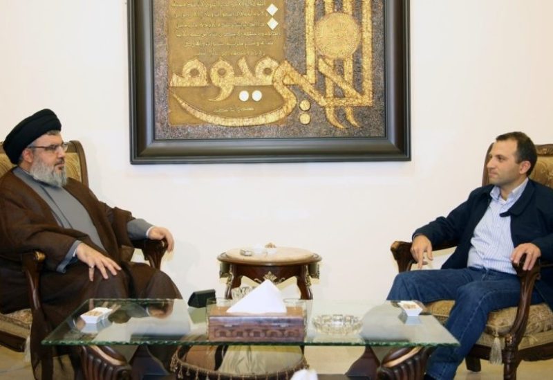 جبران باسيل وحسن نصر الله