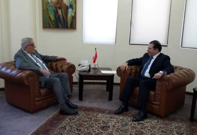 الوزير بو حبيب ومساعد وزير الخارجية الأسترالي
