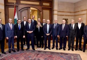 بري خلال استقباله شقير على رأس وفد من تجمع "كلنا لبيروت"
