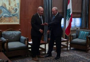 نبيه بري والمبعوث الفرنسي جان إيف لو دريان