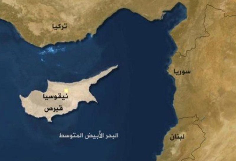 خريطة قبرص