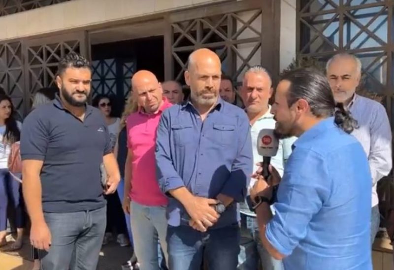 اعتصام موظفي الضمان الاجتماعي في زحلة