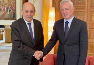 سليمان فرنجية وجان إيف لودريان