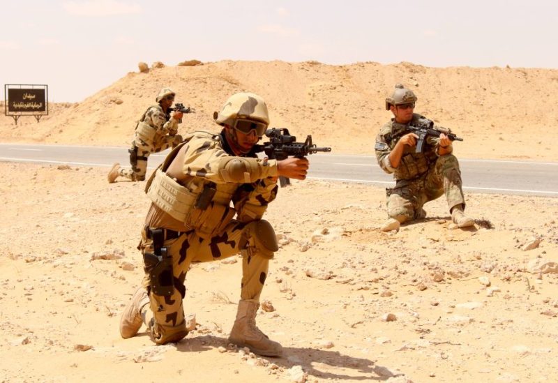 تدريبات مشتركة بين الجيش المصري والجيش الأميركي (أرشيفية)