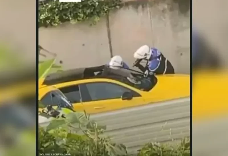 السيارة التي كان يستقلها نائل